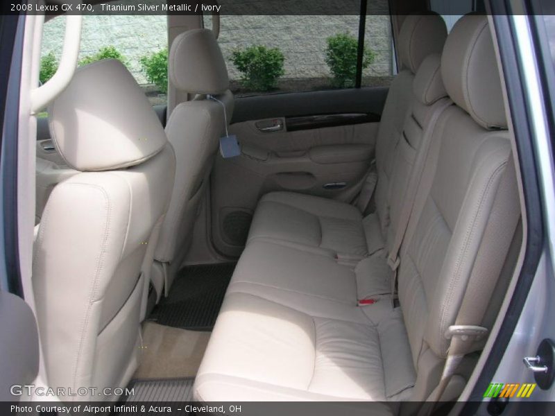 Titanium Silver Metallic / Ivory 2008 Lexus GX 470