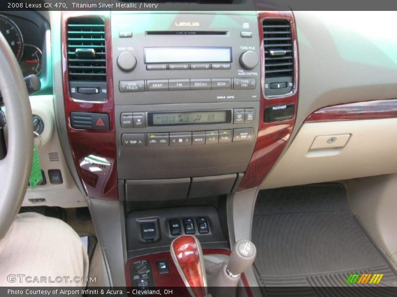 Titanium Silver Metallic / Ivory 2008 Lexus GX 470