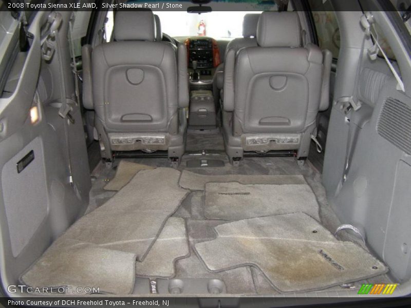 Silver Shadow Pearl / Stone 2008 Toyota Sienna XLE AWD