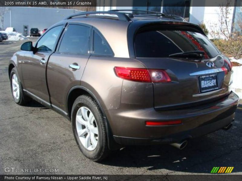 Beryllium 16 / Graphite 2005 Infiniti FX 35 AWD
