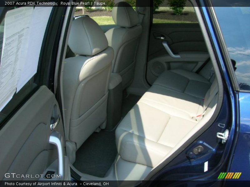 Royal Blue Pearl / Taupe 2007 Acura RDX Technology