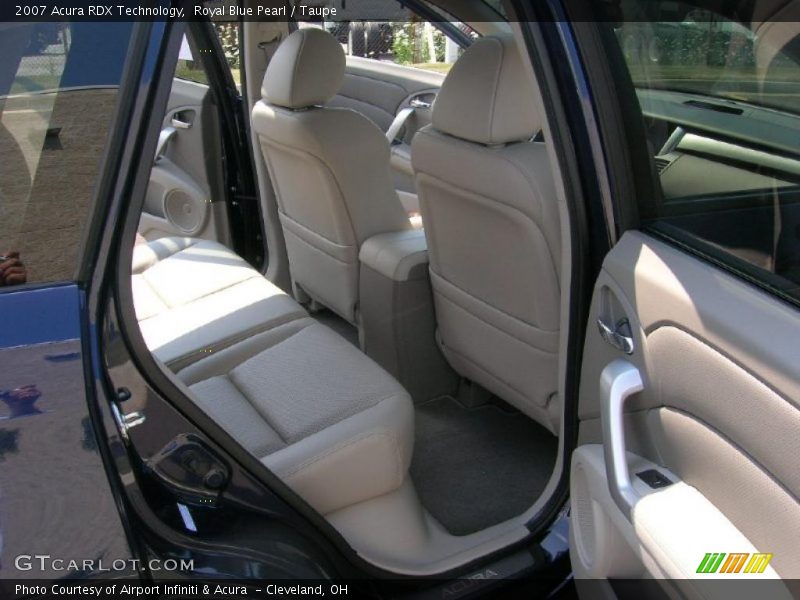 Royal Blue Pearl / Taupe 2007 Acura RDX Technology