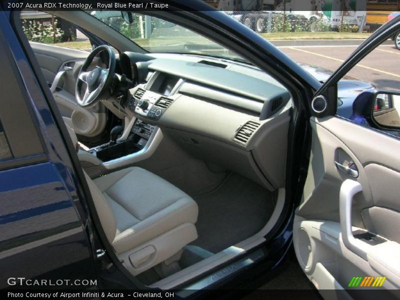 Royal Blue Pearl / Taupe 2007 Acura RDX Technology
