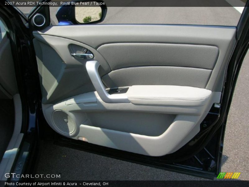 Royal Blue Pearl / Taupe 2007 Acura RDX Technology