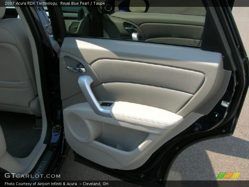Royal Blue Pearl / Taupe 2007 Acura RDX Technology