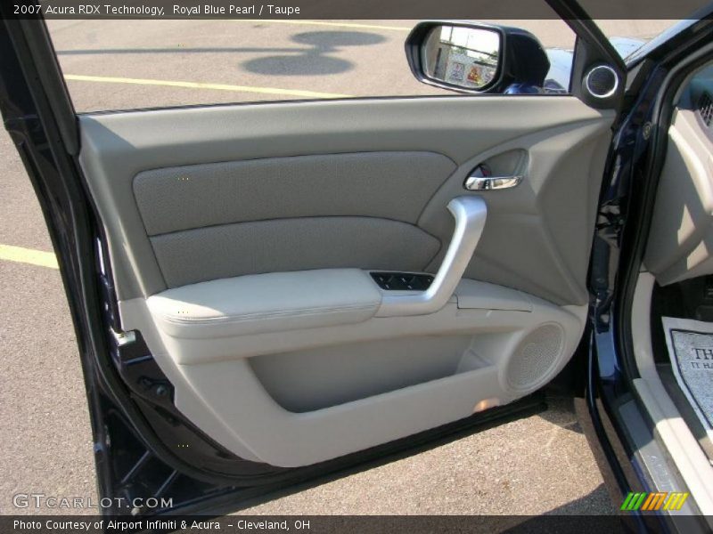 Royal Blue Pearl / Taupe 2007 Acura RDX Technology