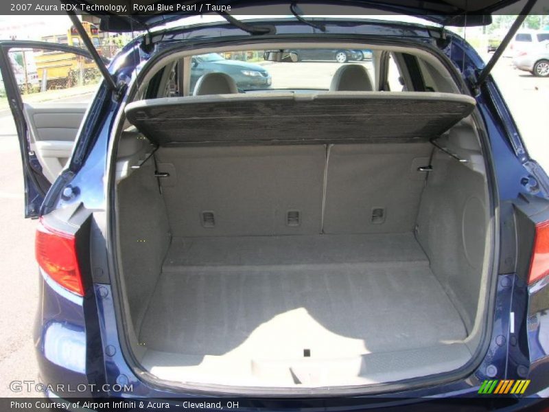 Royal Blue Pearl / Taupe 2007 Acura RDX Technology