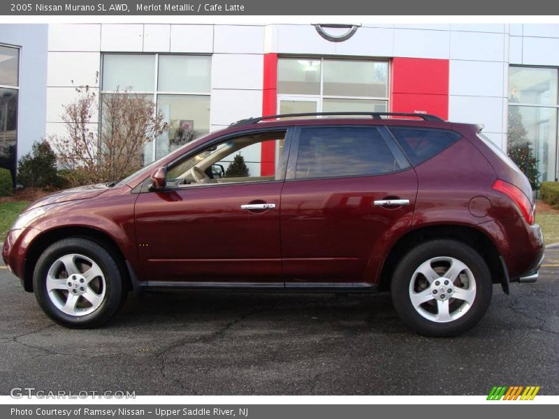 Merlot Metallic / Cafe Latte 2005 Nissan Murano SL AWD