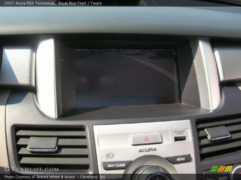 Royal Blue Pearl / Taupe 2007 Acura RDX Technology