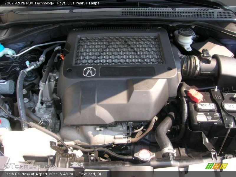 Royal Blue Pearl / Taupe 2007 Acura RDX Technology