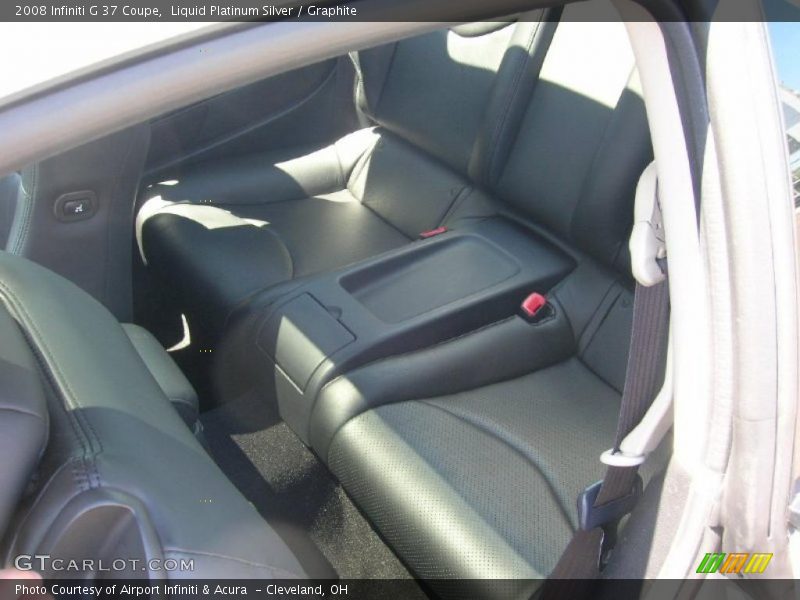 Liquid Platinum Silver / Graphite 2008 Infiniti G 37 Coupe