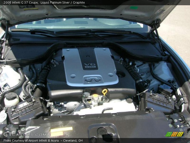 Liquid Platinum Silver / Graphite 2008 Infiniti G 37 Coupe