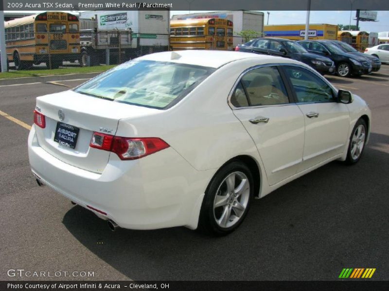 Premium White Pearl / Parchment 2009 Acura TSX Sedan