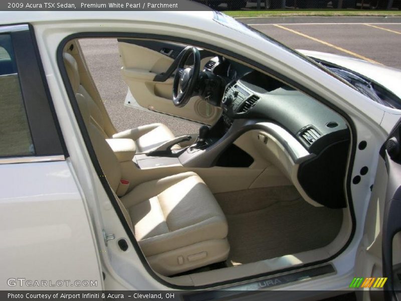 Premium White Pearl / Parchment 2009 Acura TSX Sedan