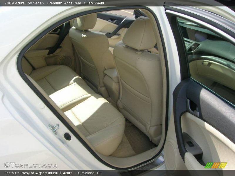 Premium White Pearl / Parchment 2009 Acura TSX Sedan