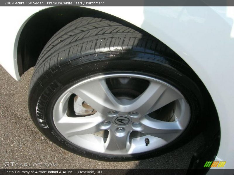 Premium White Pearl / Parchment 2009 Acura TSX Sedan