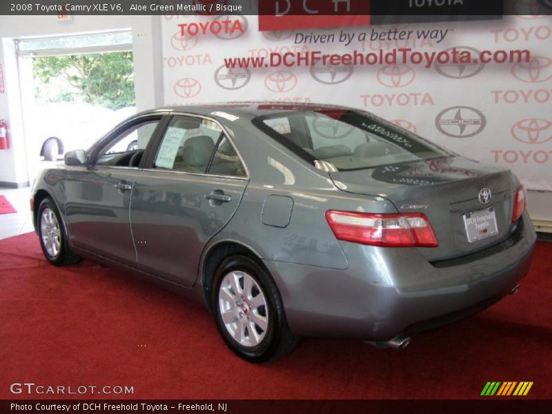 Aloe Green Metallic / Bisque 2008 Toyota Camry XLE V6