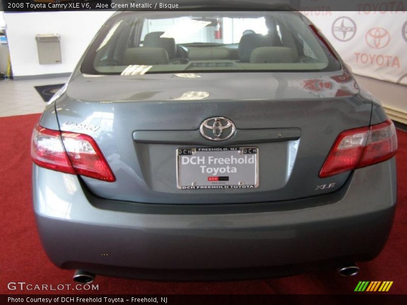 Aloe Green Metallic / Bisque 2008 Toyota Camry XLE V6