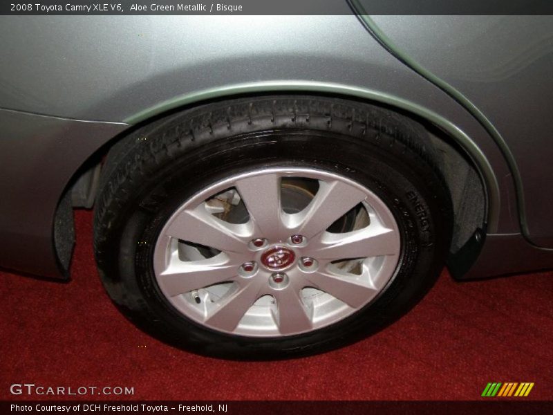 Aloe Green Metallic / Bisque 2008 Toyota Camry XLE V6
