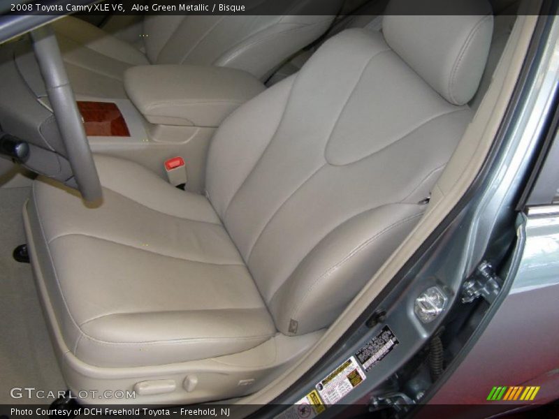 Aloe Green Metallic / Bisque 2008 Toyota Camry XLE V6