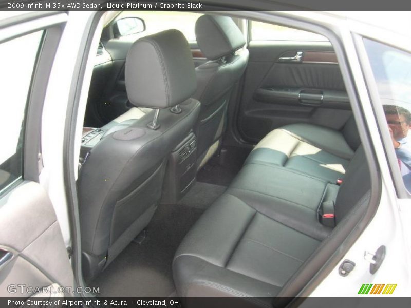 Liquid Platinum / Graphite Black 2009 Infiniti M 35x AWD Sedan