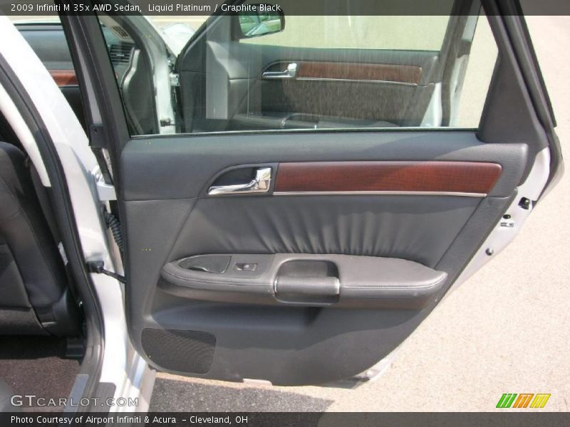 Liquid Platinum / Graphite Black 2009 Infiniti M 35x AWD Sedan
