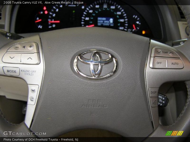 Aloe Green Metallic / Bisque 2008 Toyota Camry XLE V6