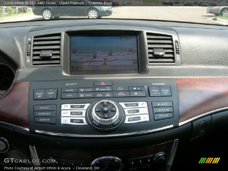 Liquid Platinum / Graphite Black 2009 Infiniti M 35x AWD Sedan