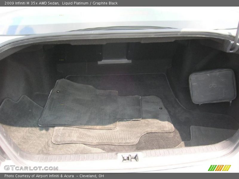 Liquid Platinum / Graphite Black 2009 Infiniti M 35x AWD Sedan