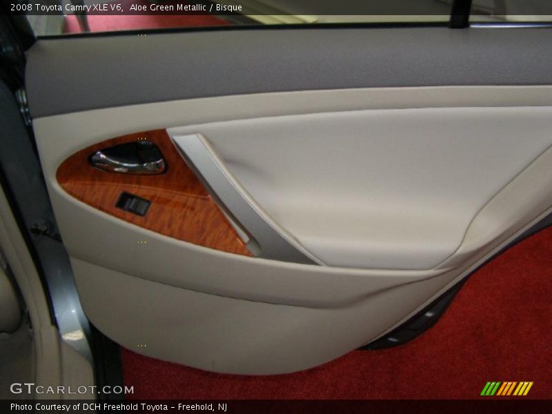 Aloe Green Metallic / Bisque 2008 Toyota Camry XLE V6