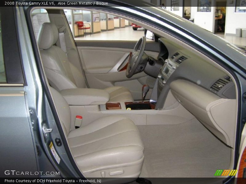 Aloe Green Metallic / Bisque 2008 Toyota Camry XLE V6
