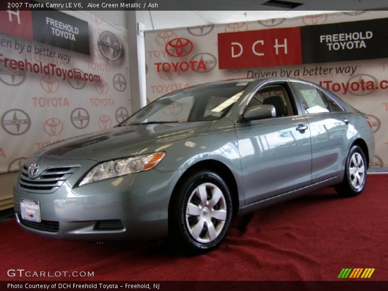 Aloe Green Metallic / Ash 2007 Toyota Camry LE V6
