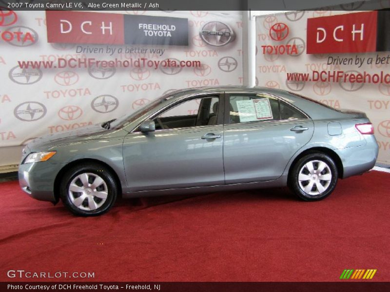 Aloe Green Metallic / Ash 2007 Toyota Camry LE V6