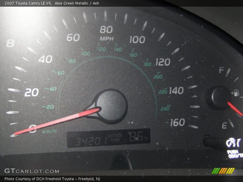 Aloe Green Metallic / Ash 2007 Toyota Camry LE V6