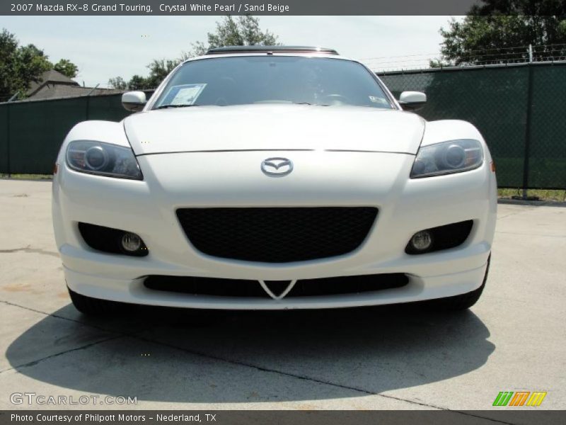 Crystal White Pearl / Sand Beige 2007 Mazda RX-8 Grand Touring