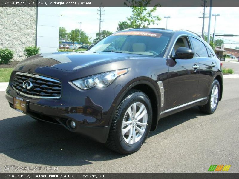 Midnight Mocha / Wheat 2009 Infiniti FX 35 AWD