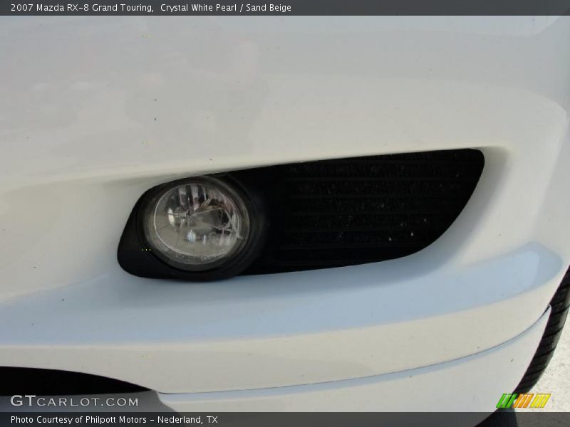Crystal White Pearl / Sand Beige 2007 Mazda RX-8 Grand Touring