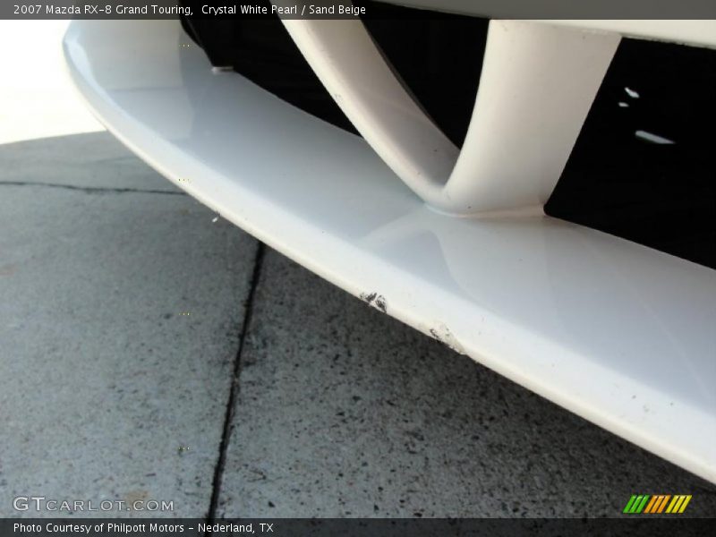 Crystal White Pearl / Sand Beige 2007 Mazda RX-8 Grand Touring