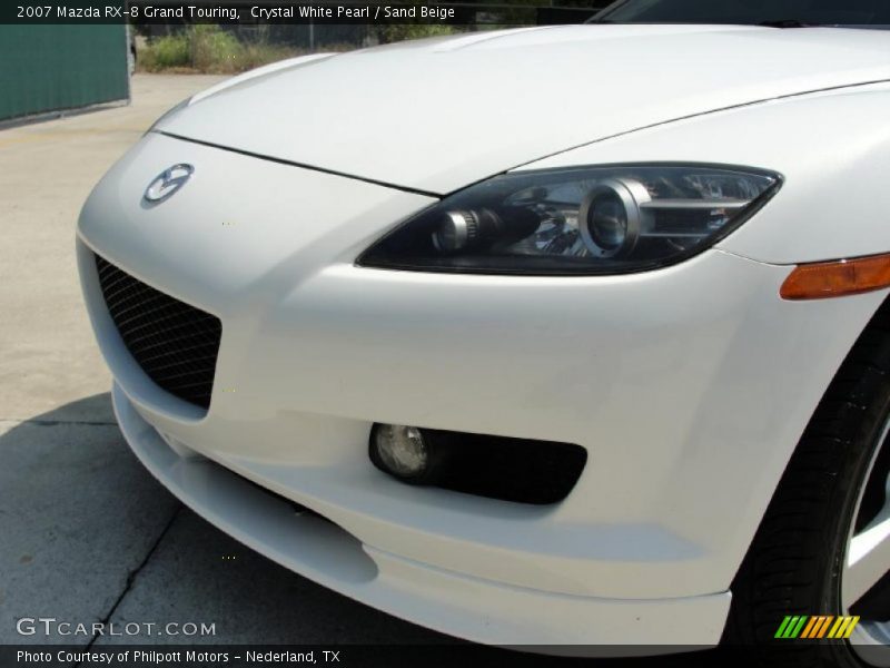 Crystal White Pearl / Sand Beige 2007 Mazda RX-8 Grand Touring