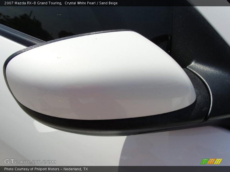 Crystal White Pearl / Sand Beige 2007 Mazda RX-8 Grand Touring