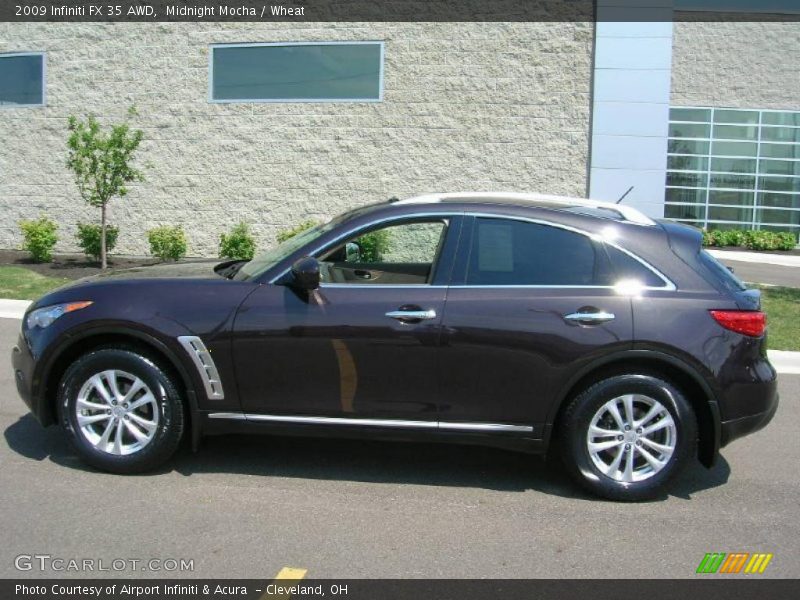 Midnight Mocha / Wheat 2009 Infiniti FX 35 AWD