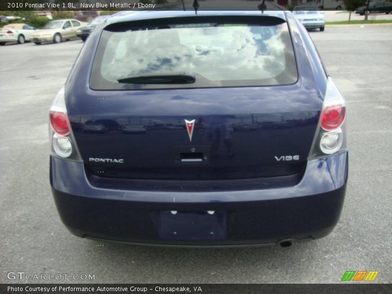 Navy Blue Metallic / Ebony 2010 Pontiac Vibe 1.8L