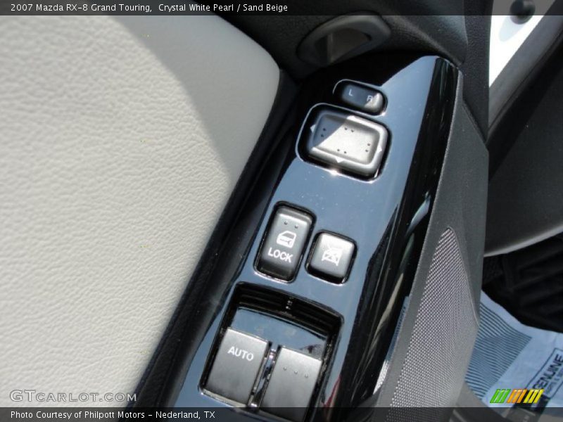Crystal White Pearl / Sand Beige 2007 Mazda RX-8 Grand Touring