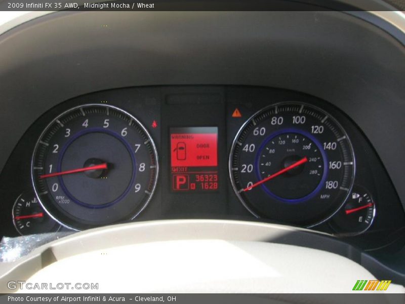 Midnight Mocha / Wheat 2009 Infiniti FX 35 AWD