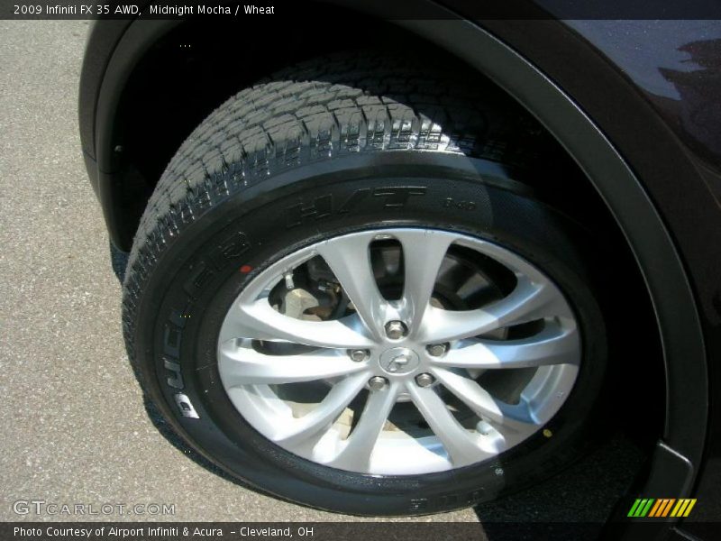 Midnight Mocha / Wheat 2009 Infiniti FX 35 AWD