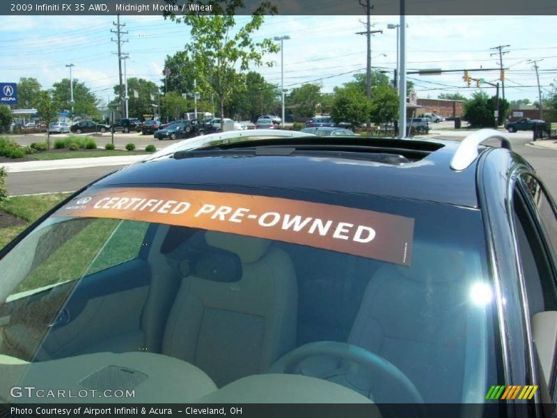Midnight Mocha / Wheat 2009 Infiniti FX 35 AWD