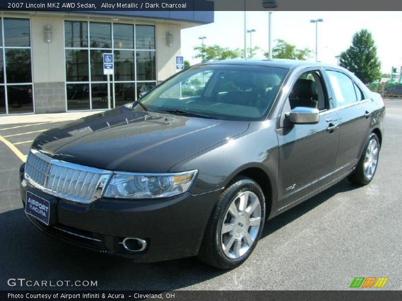 Alloy Metallic / Dark Charcoal 2007 Lincoln MKZ AWD Sedan