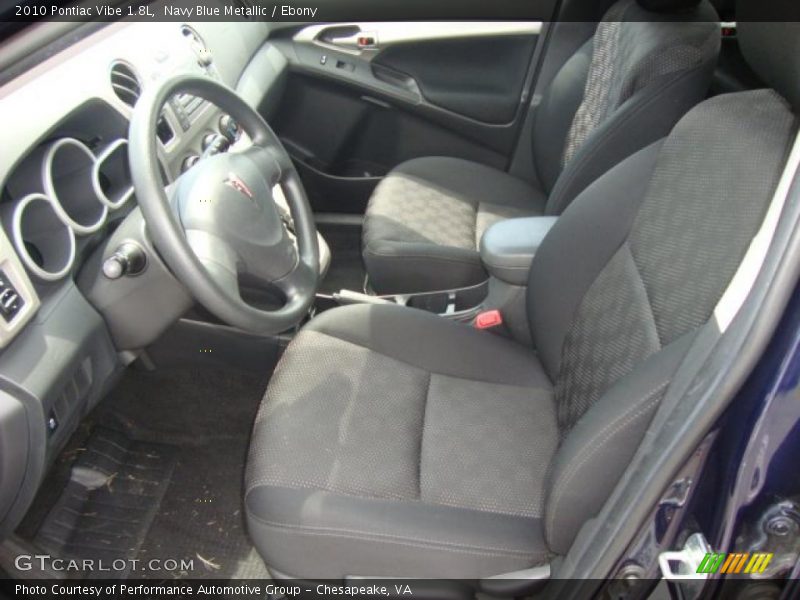 Navy Blue Metallic / Ebony 2010 Pontiac Vibe 1.8L