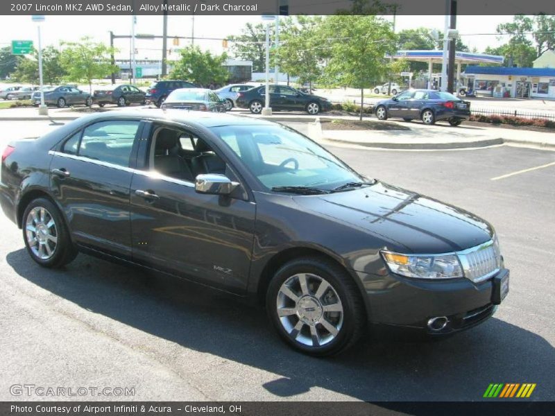 Alloy Metallic / Dark Charcoal 2007 Lincoln MKZ AWD Sedan