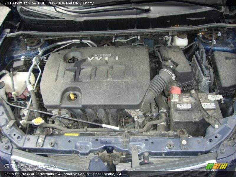 Navy Blue Metallic / Ebony 2010 Pontiac Vibe 1.8L